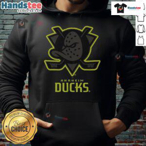 Official Anaheim Ducks Highlight Reel Hoodie featuring team logo and vibrant design, perfect for fans and chilly game days.