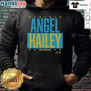 Official Angel Reese and Hailey Van Lith Chicago hoodie showcasing stylish design and team spirit for fans.