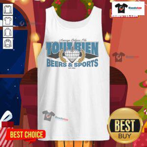Official Average Bien Pils University tank top for sports, established 2021, featuring vibrant design and comfortable fit.