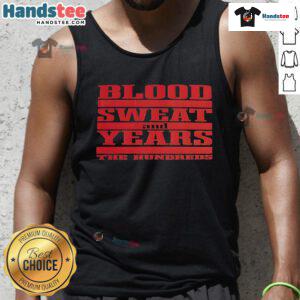 Official Blood Sweat and Year The Hundreds Vatos Tank Top featuring bold graphics and a stylish design for casual wear.