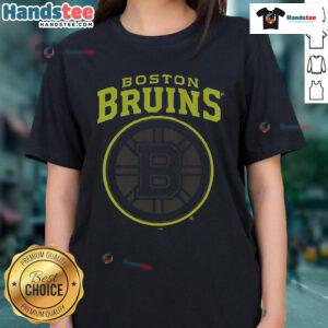 Official Boston Bruins Highlight Reel Ladies Tee featuring team logo and stylish design for passionate Bruins fans.