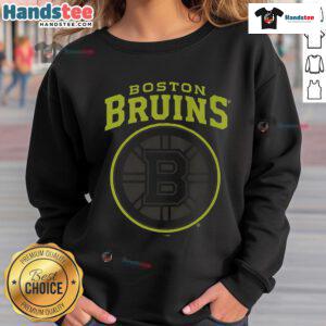 Official Boston Bruins Highlight Reel Sweatshirt featuring team logo and vibrant colors, perfect for fans and warm-ups.