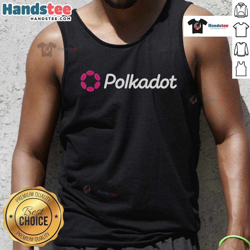 Official Bullish On Polkadot Chan Tank Top featuring vibrant design, perfect for crypto enthusiasts and fashion lovers.