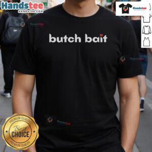 Official Butch Bait T-Shirt featuring bold graphics and vibrant colors, perfect for casual wear and showcasing your style.