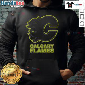 Official Calgary Flames Highlight Reel Hoodie featuring team logo and vibrant colors, perfect for fans and game day wear.