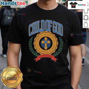 Official Child of God Tour 2025 T-shirt featuring Forrest Frank Music logo and vibrant design for fans.