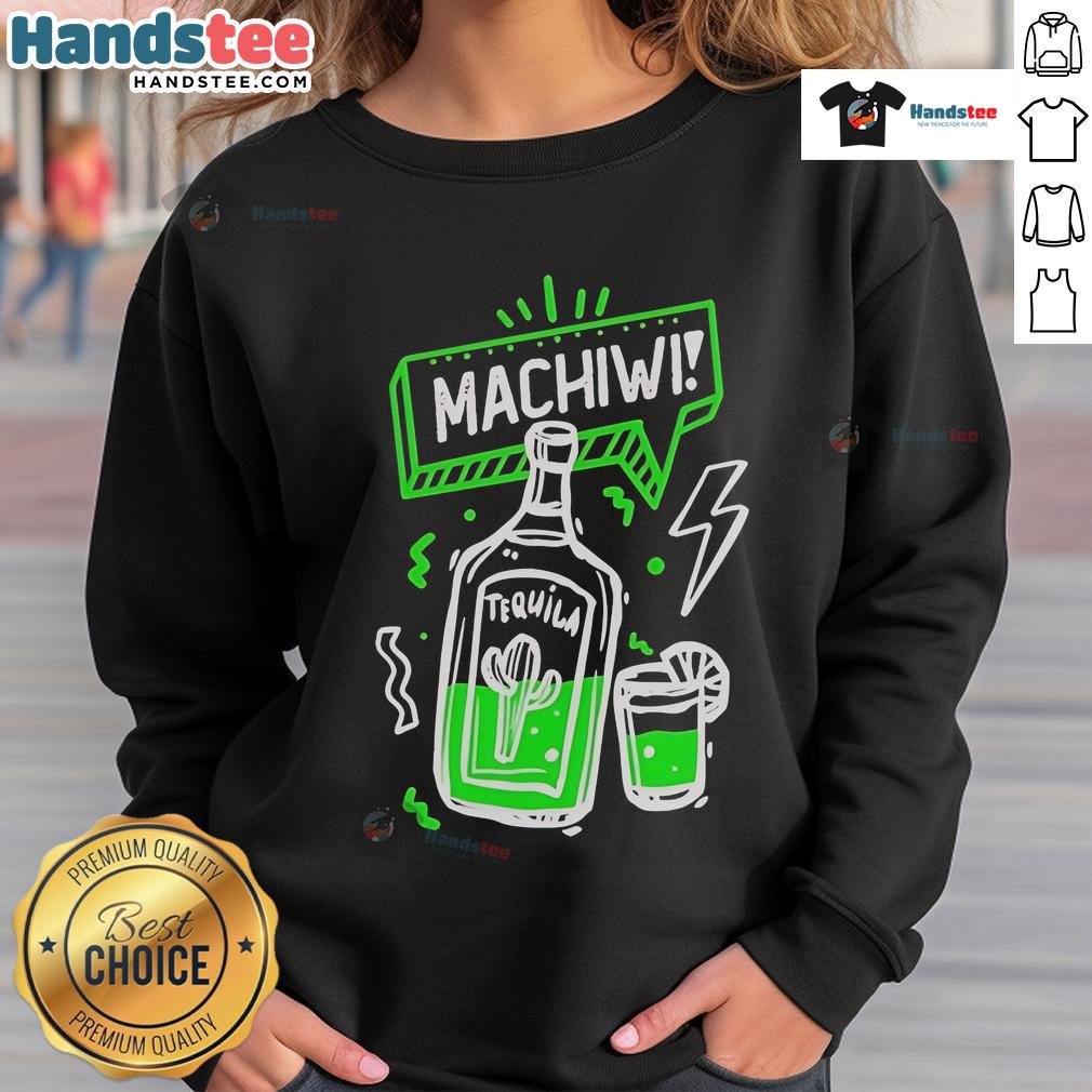 Official Christian Nodal Machiwi Tequila sweatshirt featuring a stylish design for fans of the popular artist.