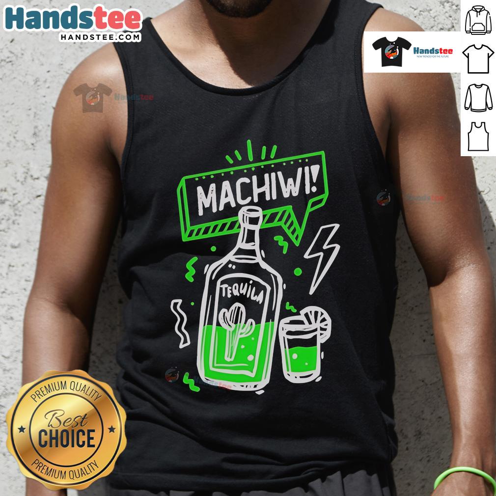 Official Christian Nodal Machiwi Tequila tank top featuring vibrant design, perfect for fans of the artist and tequila lovers.
