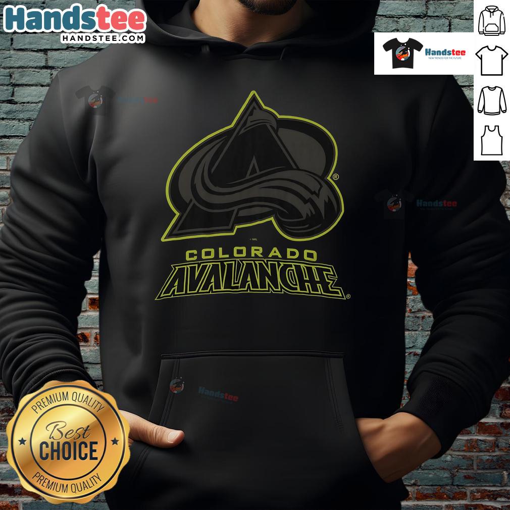 Official Colorado Avalanche Highlight Reel Hoodie featuring team logo and stylish design for fans and players.