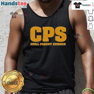 Official CPS Chill Parent Summer Tank Top in vibrant colors, perfect for relaxed summer outings and casual wear.