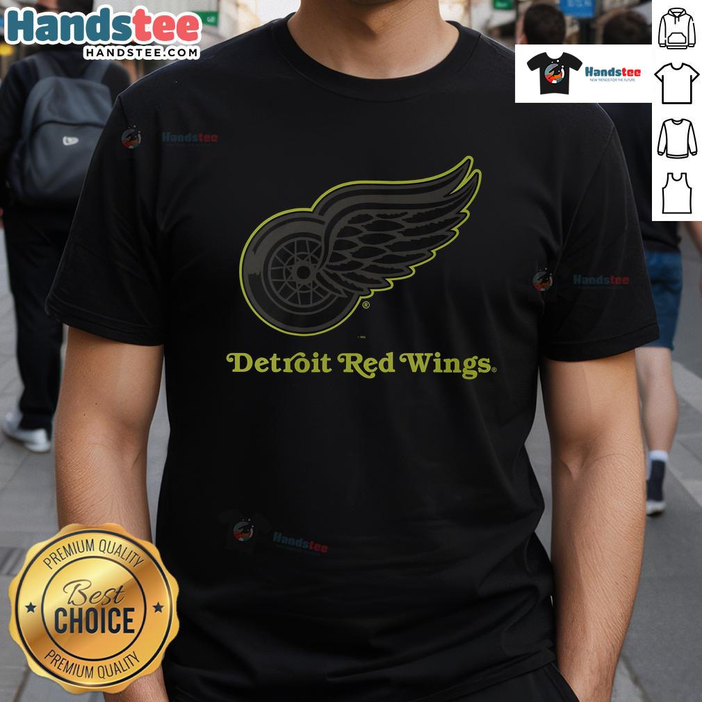 Official Detroit Red Wings Highlight Reel T-Shirt featuring team logo and vibrant graphics for passionate fans.