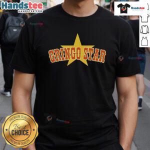Official Gringo Star T-Shirt featuring vibrant graphics and a stylish design, perfect for fans of the band.