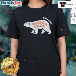 Alt Text: Official Human Made Harajuku Exclusive Polar Bear 2025 Ladies Tee featuring a stylish polar bear graphic design.