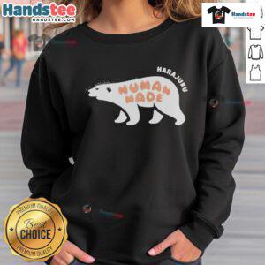 Official Human Made Harajuku Exclusive Polar Bear 2025 Sweatshirt featuring a unique design and vibrant colors.