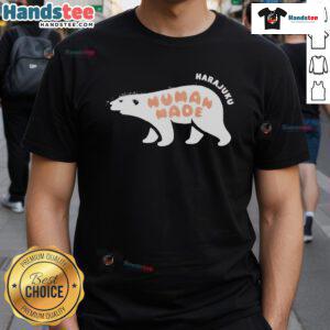 Alt Text: Official Human Made Harajuku Exclusive Polar Bear 2025 T-Shirt featuring a unique polar bear graphic design.