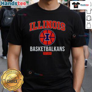 Official Illinois Urbana Champaign Basketball t 2025 T-Shirt featuring bold graphics and school colors for fans.