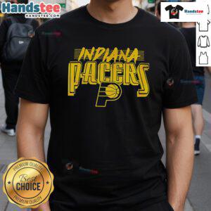 Official Indiana Pacers Trent T-Shirt featuring team colors and logo, perfect for fans and game day attire.