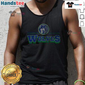Official Minnesota Timberwolves Fan Banner Tank Top featuring team colors and logo for passionate basketball supporters.