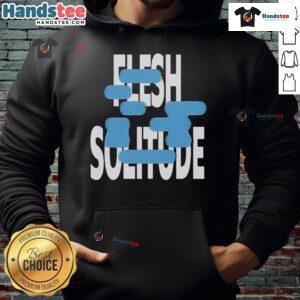 Official Narrow Head Flesh Solitude Hoodie in black, featuring a stylish design and comfortable fit for casual wear.