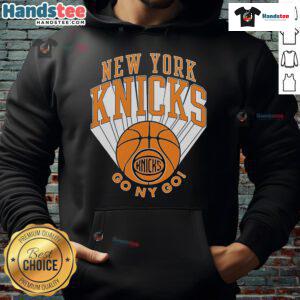 Alt Text: Official New York Knicks Go NY Go Hoodie in vibrant blue, featuring team logo and stylish design for fans.