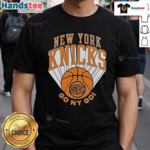 Official New York Knicks Go Ny Go T-Shirt featuring vibrant team colors and logo, perfect for Knicks fans.