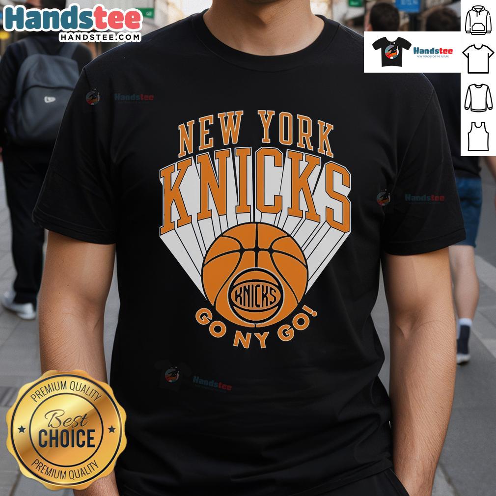 Official New York Knicks Go Ny Go T-Shirt featuring vibrant team colors and logo, perfect for Knicks fans.