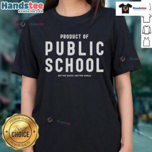 Official Product of Public School Ladies Tee in stylish design, perfect for casual wear and school spirit.