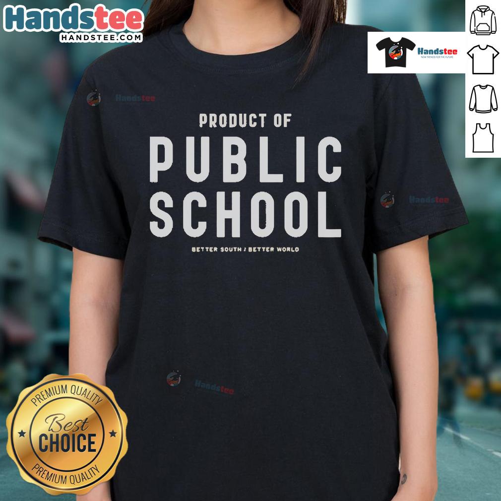 Official Product of Public School Ladies Tee in stylish design, perfect for casual wear and school spirit.