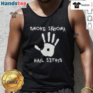 Official Smoke Skooma Hail Sithis Tank Top featuring a bold graphic design for fans of Elder Scrolls merchandise.
