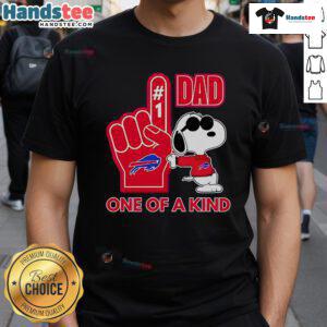 Awesome Snoopy Buffalo Bills Dad T-Shirt featuring a unique design perfect for sports-loving fathers.