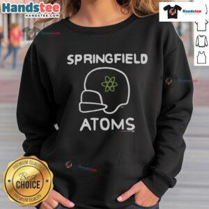 Awesome The Simpsons Springfield Atoms Sweatshirt featuring vibrant graphics and a cozy design for fans of the show.