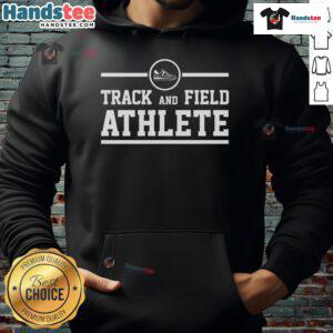 Awesome Track and Field Athlete Hoodie featuring a stylish design perfect for sports enthusiasts and athletes.