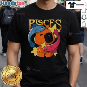Cute Capybara Pisces T-Shirt