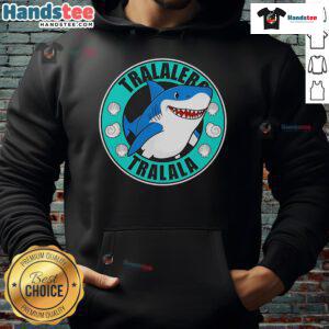 Alt Text: Adorable 'Cute Tralalero Tralala Shark Logo Hoodie' featuring a playful shark design on a cozy, stylish hoodie.