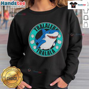 Alt Text: Cute Tralalero Tralala Shark Logo Sweatshirt featuring a playful shark graphic on a cozy, stylish design.