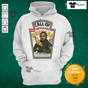 Funny Diddy Call of Mustard hoodie featuring a playful mustard graphic, perfect for casual and humorous outfits.