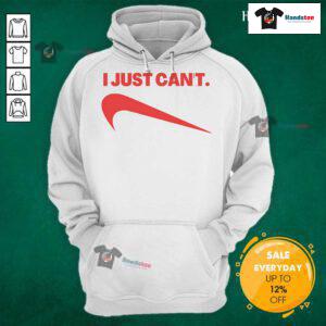 Funny 'I Just Can't' Humor Spoof Parody Slogan Hoodie featuring a playful design perfect for comedy lovers.