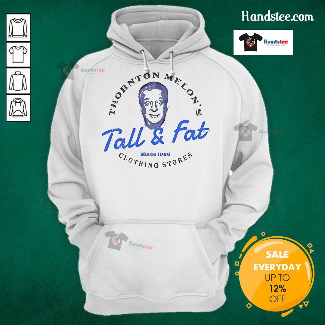 Funny Rodney Dangerfield hoodie featuring Thornton Melons design, tall and fat style for comedy lovers.