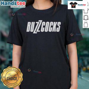 Good Buzzcocks Logo Ladies Tee featuring a stylish design, perfect for fans of the iconic punk band.
