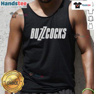 Good Buzzcocks logo tank top featuring a bold design, perfect for music fans and casual wear.