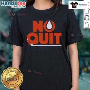Good Edmonton Hockey No Quit Ladies Tee featuring a stylish design and vibrant colors for hockey fans.