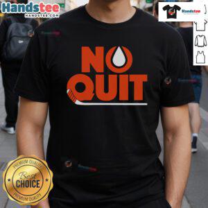 Good Edmonton Hockey No Quit T-Shirt featuring bold graphics and a sporty design for passionate fans.