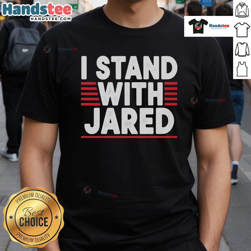 Alt Text: Good I Stand With Jared Palmgren T-Shirt featuring bold text design, perfect for supporters and fans of Jared Palmgren.