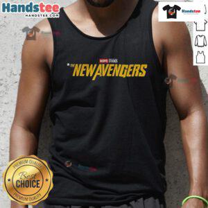 Good Marvel Thunderbolts The New Avengers movie logo tank top design featuring bold graphics and vibrant colors.