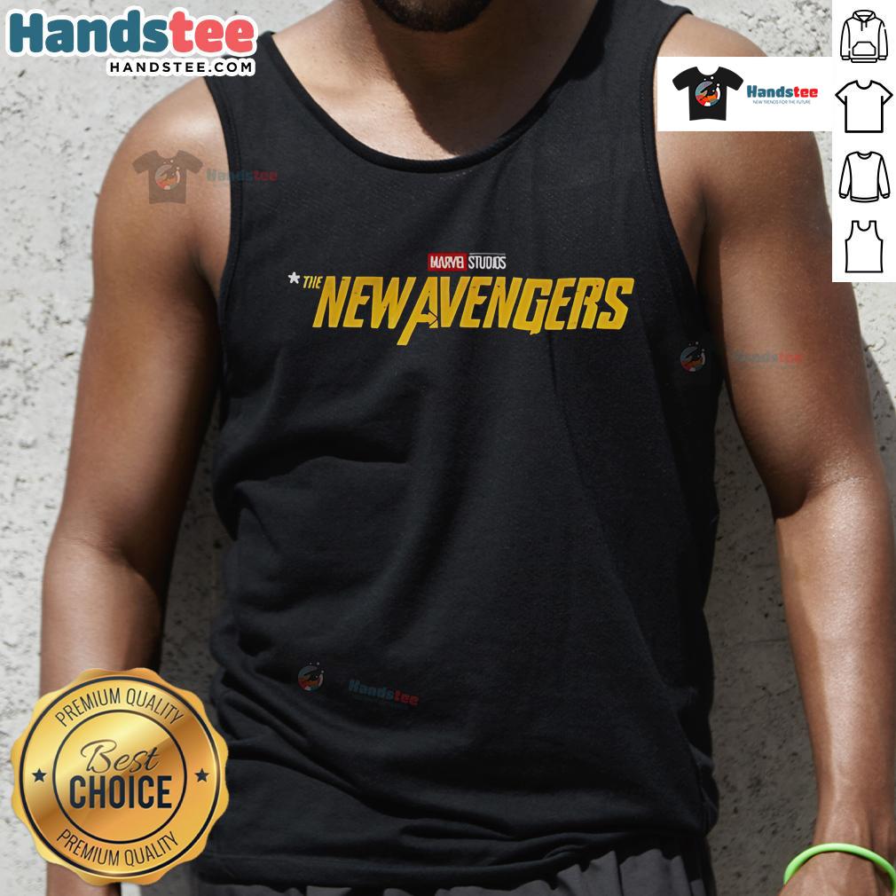 Good Marvel Thunderbolts The New Avengers movie logo tank top design featuring bold graphics and vibrant colors.