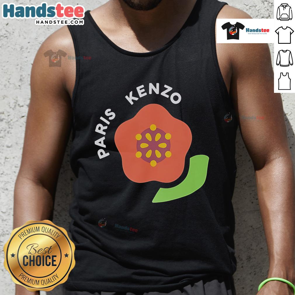 Stylish Good Paris Kenzo Pop Tank Top displayed on a mannequin, showcasing vibrant colors and trendy design.
