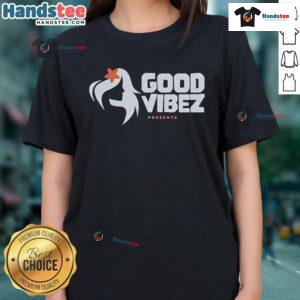 Good Vibez Silhouette Ladies Tee featuring a stylish design and comfortable fit, perfect for casual wear and expressing positivity.