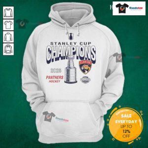 Hot Florida Panthers 2025 Stanley Cup Champions throwback hoodie featuring team logo and vintage design in vibrant colors.