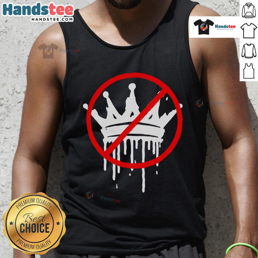 Pro-Democracy Anti-Monarchy Tank Top featuring 'Hot No Kings in America' slogan, perfect for activism and fashion.
