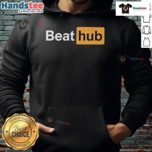 Stylish Nice Aaron Paulsen Beathub hoodie displayed on a model against a vibrant urban backdrop, perfect for casual wear.